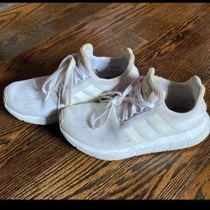 White Adidas Tennis Shoes